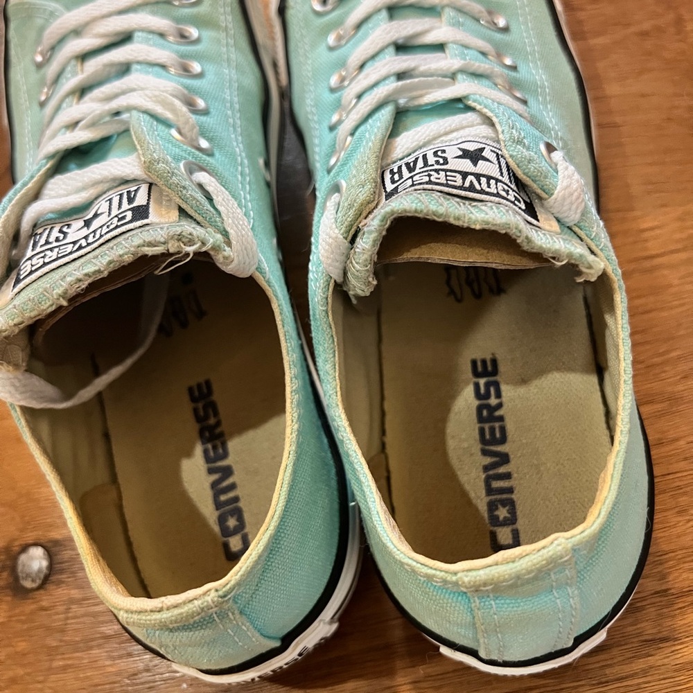 Converse Turquoise Sneakers - Picture 9 of 11